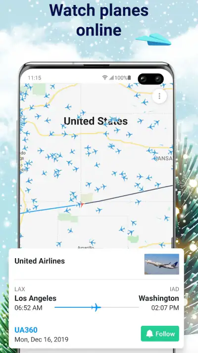 Planes Live - Flight Tracker screenshot 1