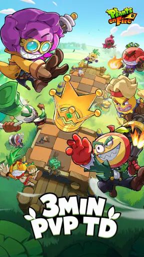 Plants on Fire: Clash & Defend screenshot 1