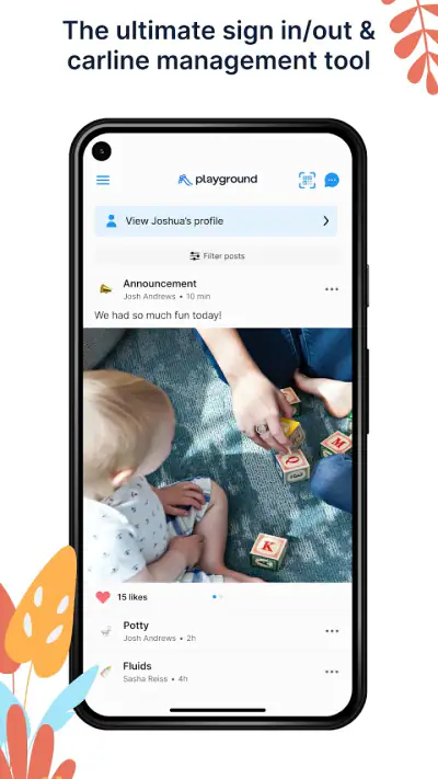 Playground: Child Care App screenshot 1