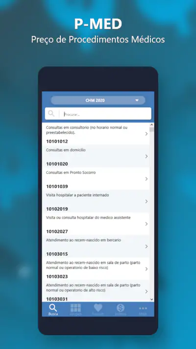 PMED - Preço de Procedimento screenshot 1