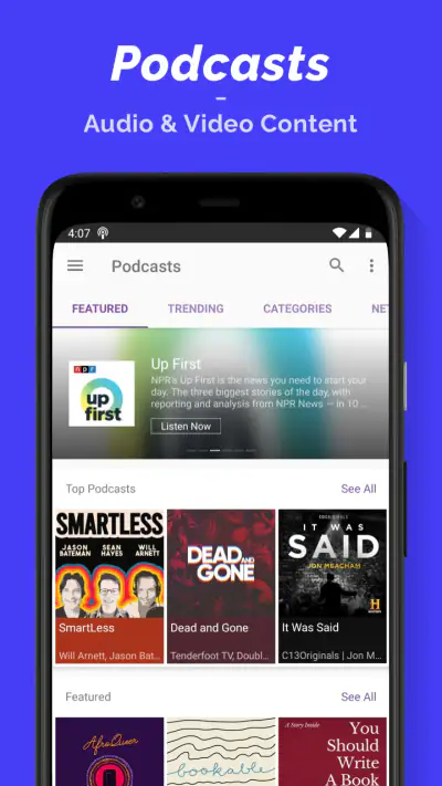 Podcast Player screenshot 1