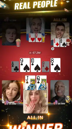 PokerGaga: Texas Holdem Live screenshot 1