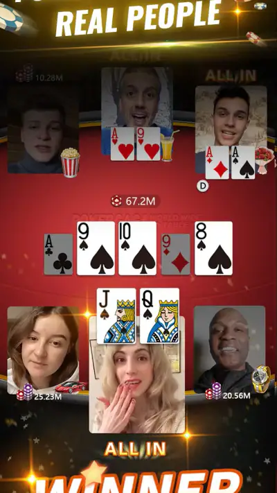 PokerGaga: Texas Holdem Live screenshot 1