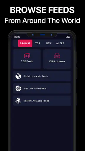 Police Scanner Pro - App screenshot 1