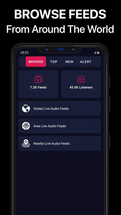Police Scanner Pro - App screenshot 1