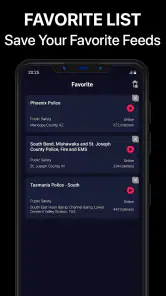 Police Scanner Pro - App screenshot