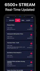 Police Scanner Pro - App screenshot