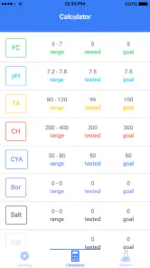 Pool-Calculator screenshot