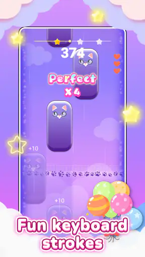 PopCat Tiles: Piano & Music screenshot 1