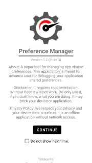 Preference Manager: Addon screenshot 1