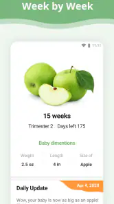 Pregnancy App screenshot