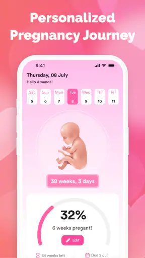 Pregnant Guide - Baby Tracker screenshot 1
