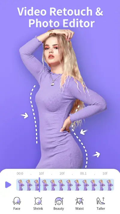 PrettyUp - Video Body Editor screenshot 1