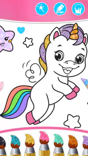 Princess Coloring Book & Games screenshot 2