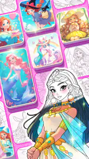 Princess Game Fantasy Coloring screenshot 7