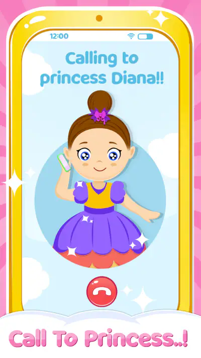 princess phone game screenshot 1