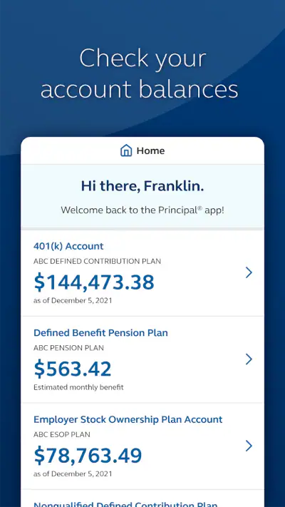 Principal® screenshot 1