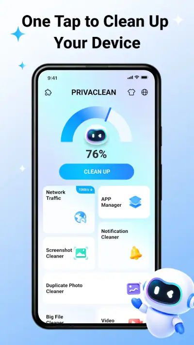 PrivaClean — Phone Cleaner screenshot 1