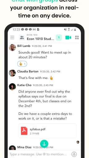 Pronto Team Communication screenshot 1