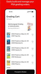 PSA | Card Grading Service screenshot