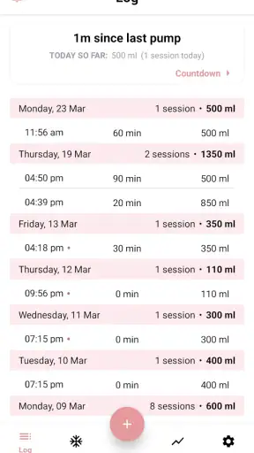 Pumply - Pumplog Tracker screenshot 1