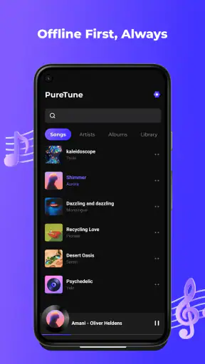 PureTune: Offline Music screenshot 1