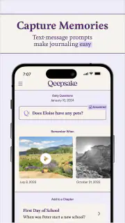 Qeepsake: Family & Baby Book screenshot 2