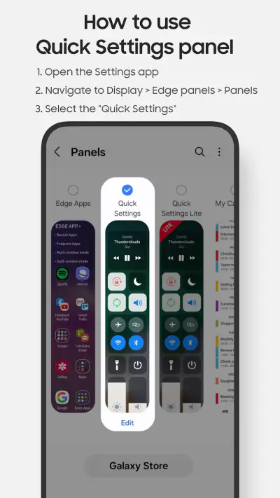 Quick Settings screenshot 1