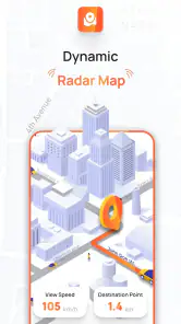 Radar, HUD, Map, Speed Camera screenshot