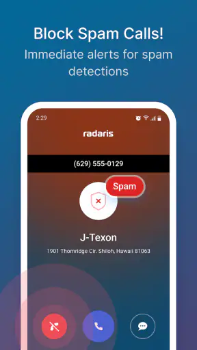 Radaris Caller Id Phone Lookup screenshot 1