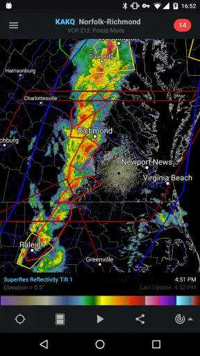 RadarScope screenshot 1