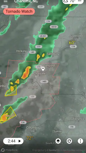 RadarX: Weather Radar/Forecast screenshot 1