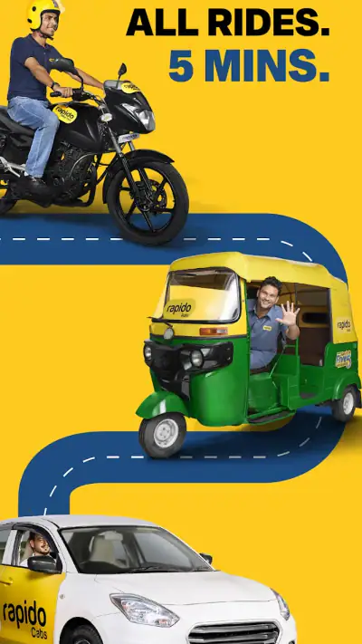 Rapido: Bike-Taxi, Auto & Cabs screenshot 1
