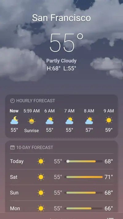 Real Weather screenshot 1