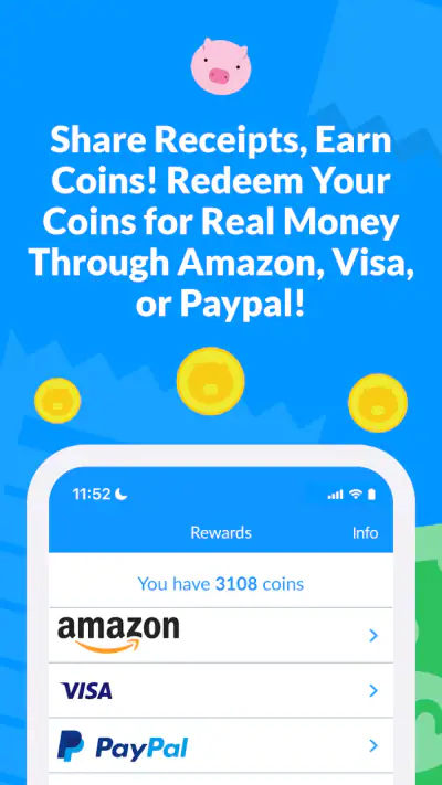 Receipt Hog: Cash for Receipts screenshot 1