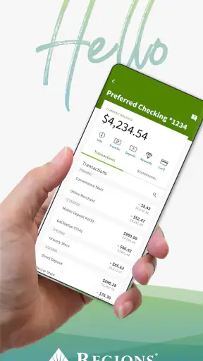 Regions Bank screenshot 1