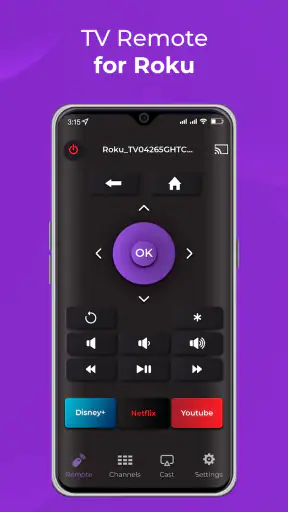Remote Control for RokuTV screenshot 1