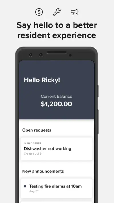 Resident Center screenshot 1