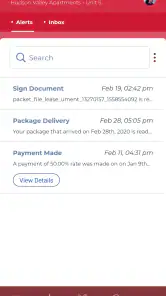 Resident Portal screenshot