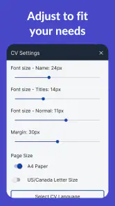 Resume Builder - CV Engineer screenshot