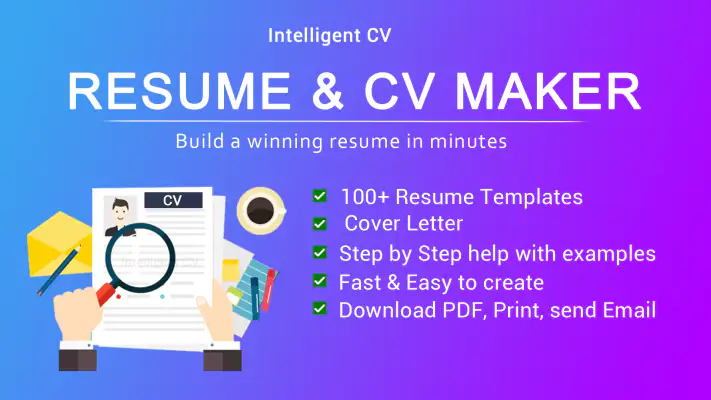 Resume - Intelligent CV maker screenshot 1