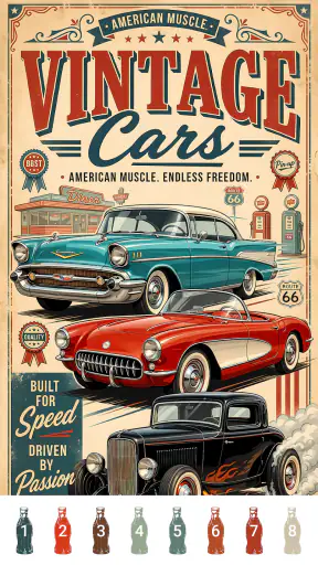 Retro Vibes Paint by Number screenshot 1