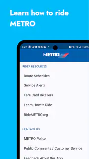 RideMETRO screenshot 5