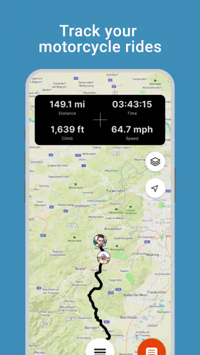 RISER - the motorcycle app screenshot 1