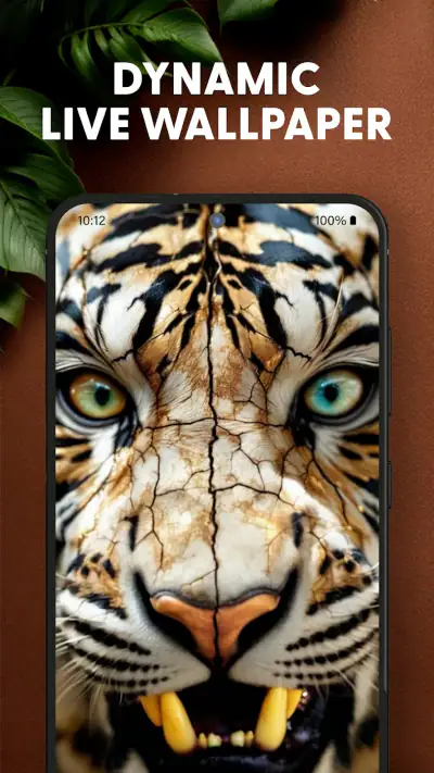 Roaring Tiger Live Wallpaper screenshot 1