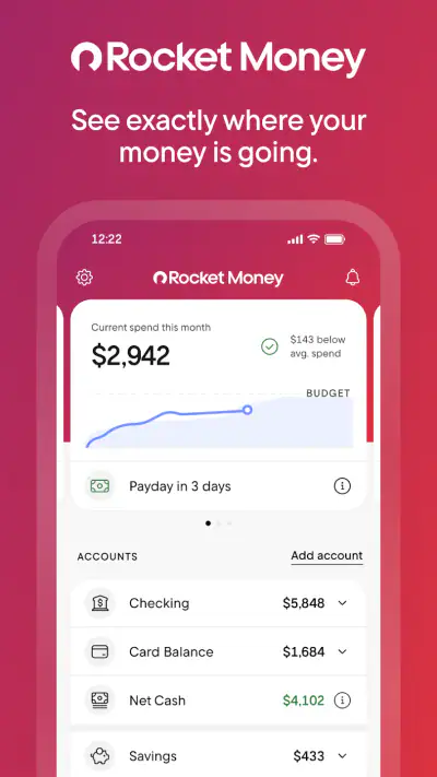 Rocket Money - Bills & Budgets screenshot 1
