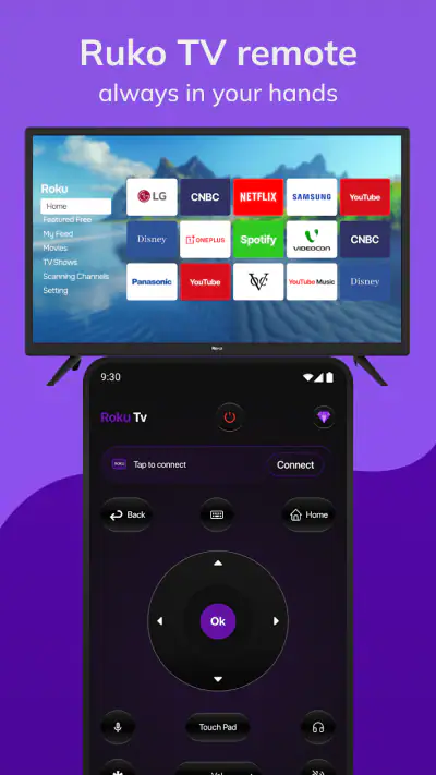 Roku Tv Remote Control screenshot 1