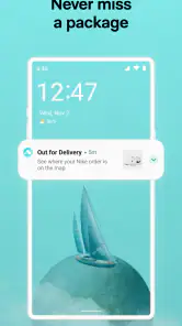 Route: Package Tracker screenshot