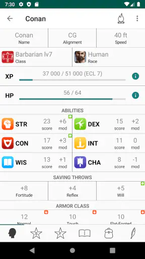 RPG Scribe Pathfinder & 3.5e screenshot 1