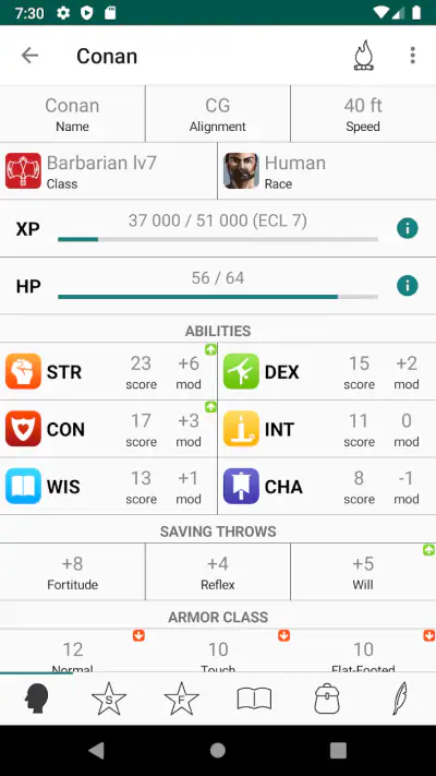 RPG Scribe Pathfinder & 3.5e screenshot 1